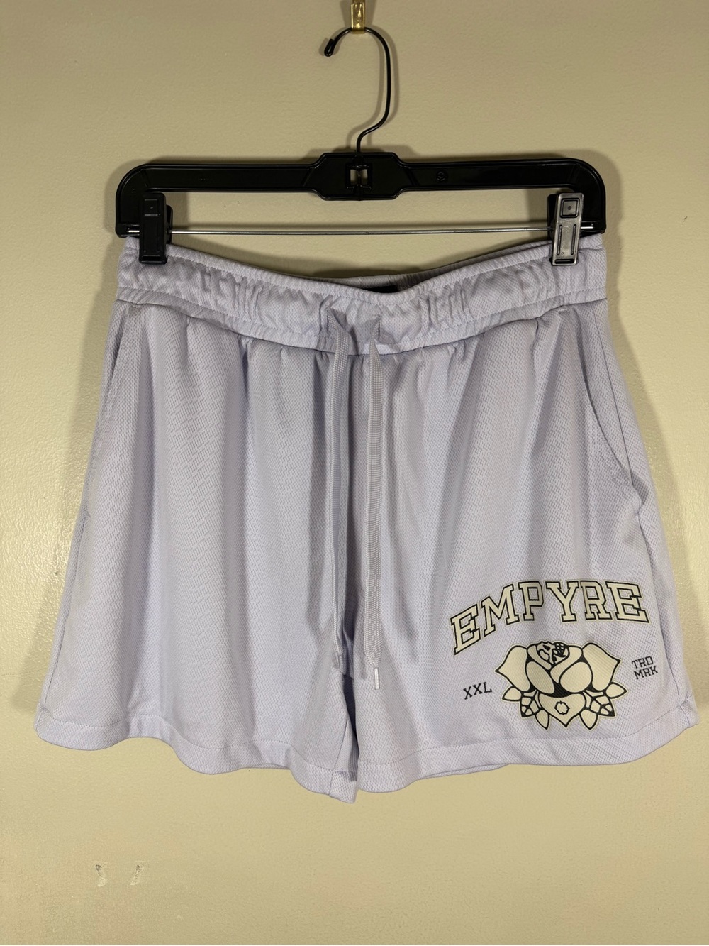 Empyre Women's Lavender Athletic Mesh Shorts